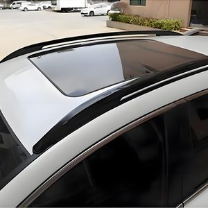 For 2017-2022 Honda CRV Quality Roof Rack SUV Black Silver Aluminum Alloy Rail Car Luggage Carrier <b>Off</b>-Road Roof Rack - Product Image 4