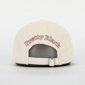 Gorra de Béisbol/Golf Personalizada, Moderna, Impermeable, con Logotipo Bordado, Unisex, de Pana Beige, 6 Paneles, Alta Calidad, OEM - Product Image 5