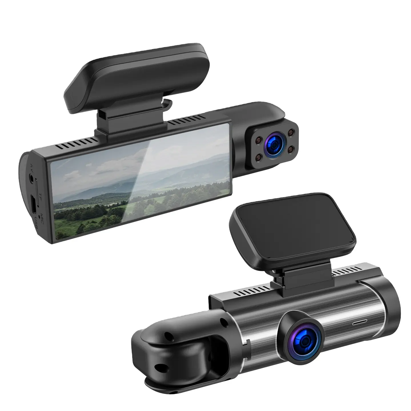새로운 듀얼 렌즈 대시 캠 Dvr 블랙 박스 풀 Hd Dashcam 자동차 Dvr 차량 카메라 와이파이 1080 마력
