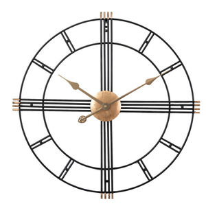 <span class=keywords><strong>Horloge</strong></span> <span class=keywords><strong>murale</strong></span> en métal moderne nordique de 60cm en gros aiguille créative face unique pour la maison salon étude pour la maison moderne nordique - Product Image 2