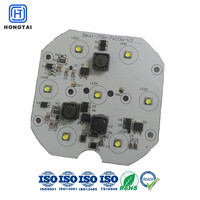 Module LED circulaire embarqué pour éclairage de plafond, panneau PCBA LED personnalisé pour projecteur, downlight et rail lumineux