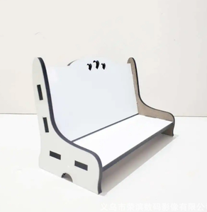 Wholesale 2025 New Design Sublimation Blanks <strong>Memory</strong> <strong>Bench</strong> DIY White Customized Logo Custom Shapes Party Wooden Craft <strong>Bench</strong> - Product Image 2