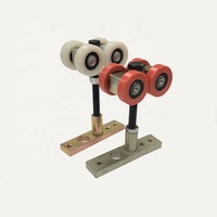 Accessoires EBUNGE personnalisés en aluminium et roulettes en nylon pour systèmes de cloisons mobiles à suspension supérieure