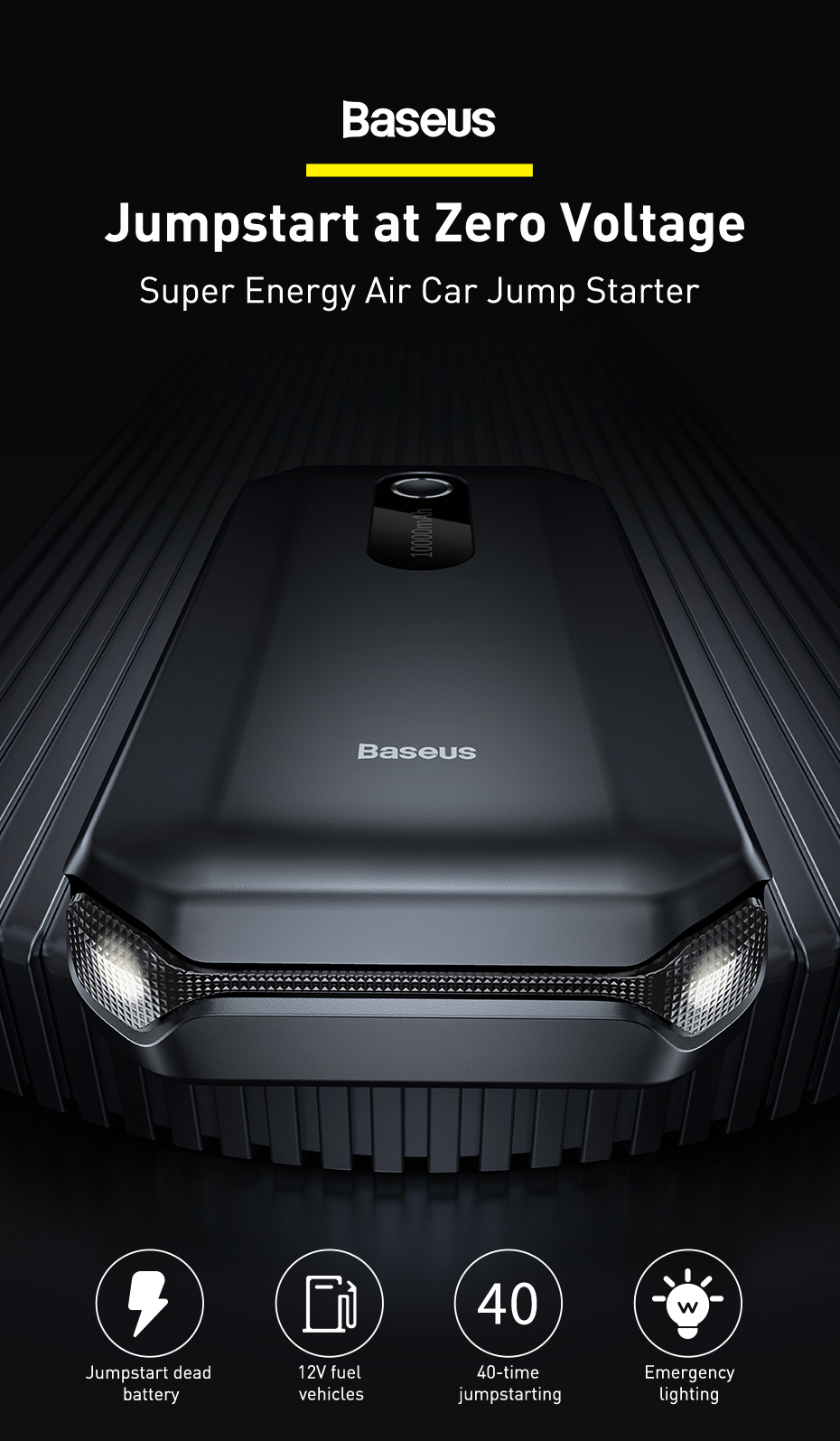baseus 王一博 限定色 バッテリー 10000mAh PB-N83S-BK モバイル