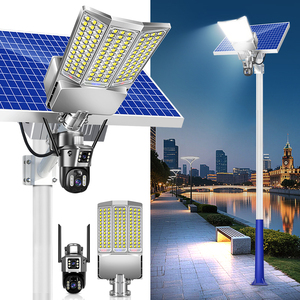Tất Cả Trong Một Năng Lượng Mặt Trời Ánh Sáng Đường Phố Với Máy Ảnh 4G Wifi Ngoài Trời 800W CCTV Không Dây An Ninh Nhà Máy Ảnh Năng Lượng Mặt Trời Giám Sát Đèn - Product Image 2