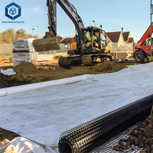 Fibre discontinue de géotextile de polypropylène 150g tissu non tissé composé de matériel de géotexile - Product Image 6