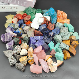 Venta al por mayor de piedras preciosas mixtas de cristal piedras en bruto precio barato curación espiritual natural para manualidades de decoración del hogar - Product Image 3