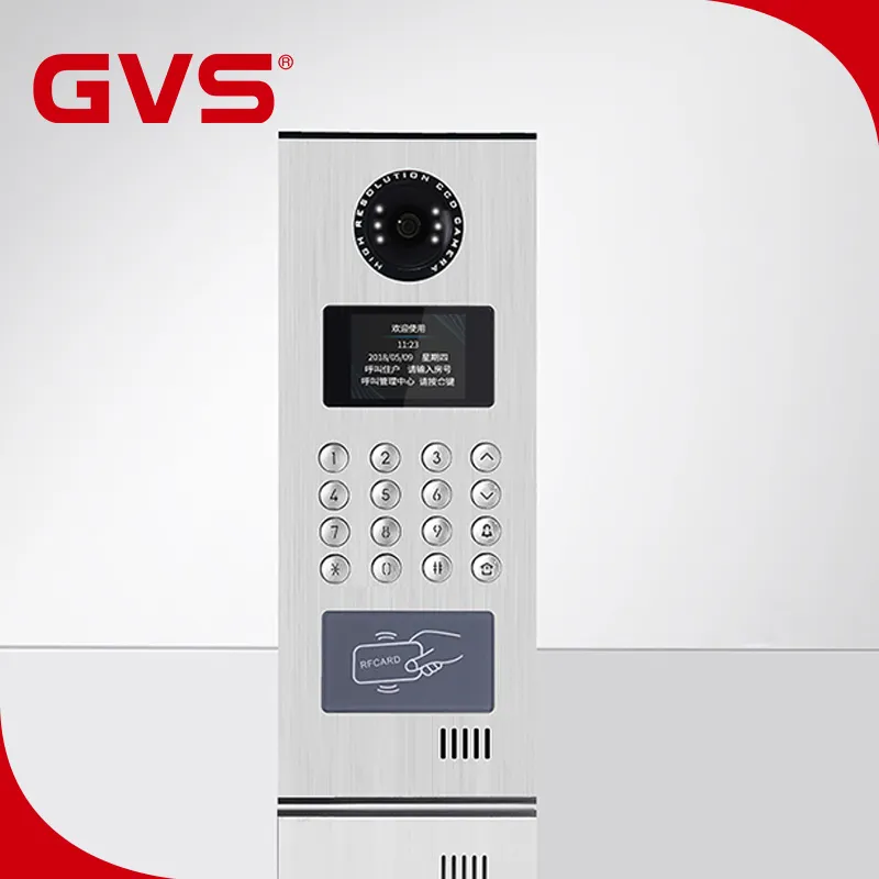 GVS VDP 2 Wire IP TCP IPS Video Intercom System Indoor Monitor 7 inch Door Bell 2 Wire Analog Camera Villa Video Intercom System