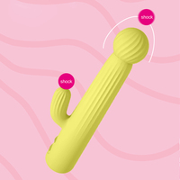Wosilicone Pflanzlicher, beheizter G-Punkt- und Klitoris-Stimulationsstab-Vibrator mit konstanter Wärme, 12 Vibrationsmodi, IPX7 wasserdicht