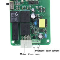 Controles Remotos para Puertas de Garaje Enrollables de Diseño Moderno con Receptor de Motor Central