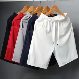 Mode personnalisée pour hommes, shorts de plage d'été, jogging respirant, shorts décontractés pour hommes, shorts de bain tissés imprimés, couleurs personnalisées