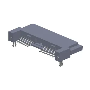13P SAS2 PLUGS Montaje de cable Unidad de disco óptico colgante libre PBT Conector convertidor SATA a NVMe de paso de 1,27mm