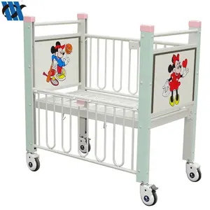 BDB01 Factory Infant Hospital Crib Metal Children Hospital Bed Clinic Medical Bed Kids Children Pediatric Bed