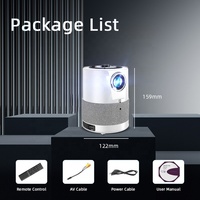Mini Proyector de Video LED A3 OEM/ODM, Portátil, Compatible con 1080P, Autoenfoque, Reproductor Multimedia de Cine en Casa, Proyector de Video para Habitación Infantil