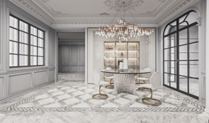 Villa Neoclassica di Lusso Eco-Sostenibile: Soluzione Completa con Rendering <span class=keywords><strong>3D</strong></span>, Progetto Architettonico, Design d'Interni, Bagno, Camera da Letto, Soggiorno - Product Image 6
