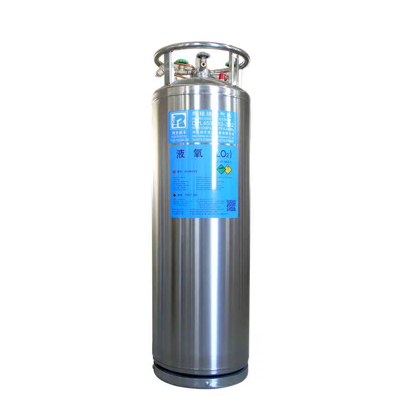 Cylindres VGL Dewar 210L pour le stockage et l'alimentation en oxygène liquide