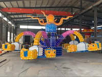 Manège Octopus Rotatif Populaire : Équipement d'Attraction Familiale pour Centres Commerciaux et Sites Touristiques