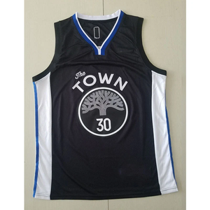 Mới Nhất Thiết Kế Cà Ri Jersey Bóng Rổ Thiết Lập Tùy Chỉnh Người Đàn Ông Giá Rẻ Nhanh Chóng Làm Khô Trắng/Màu Xanh Bóng Rổ Đồng Phục Thiết Lập Bóng Rổ Mặc - Product Image 6