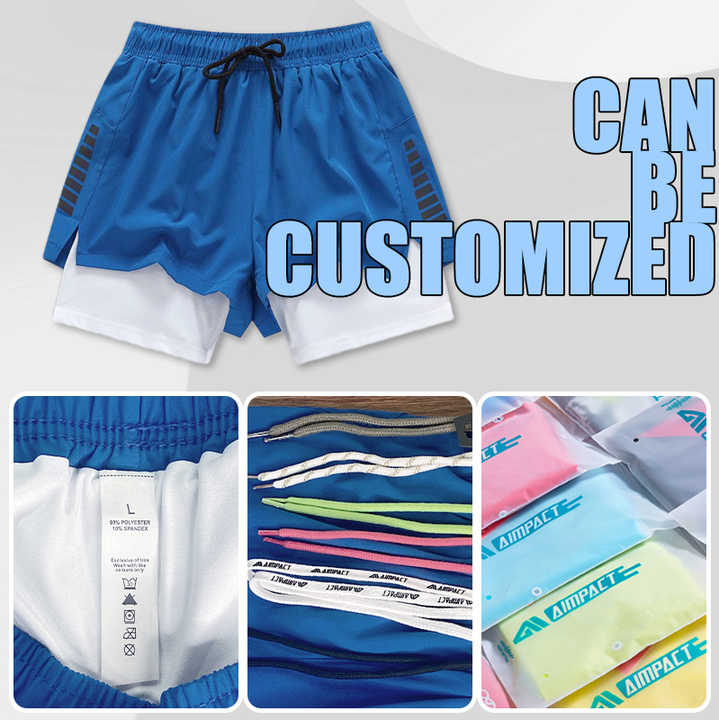 Running Athletic Shorts 3-Pack Men's Compression Shorts - Anti-Chafing Workout Underwear For Running & Sports Moisture Wicking Shorts - View #2