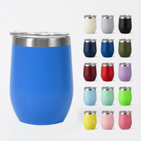 Offre Spéciale – Tasse de Voyage Isotherme 360 ml (12 oz) pour Boissons – Gobelet Double Paroi Sous Vide en Acier Inoxydable Bleu Ciel pour le Voyage