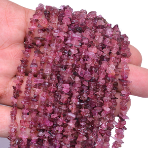 Turmalina Rosa de 3mm-5mm, Piedras Preciosas Sueltas sin Cortar, Cuentas de Piedras Semipreciosas Naturales, Cuentas Irregulares para la Fabricación de Joyas - Product Image 3