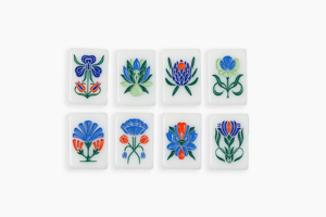 Tuiles de Mahjong <span class=keywords><strong>Newport</strong></span> Automatiques de Style Moderne et Luxueux, 160 Pièces, en Acrylique à Couche Unique, Design Série Végétale, pour Soirées de Jeu entre Amis et Divertissement - Product Image 5