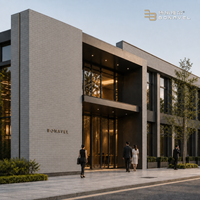 Revêtement mural en briques flexibles MCM, ultra-mince, gris, OEM ODM, fabricant pour revêtement de façade extérieur et intérieur