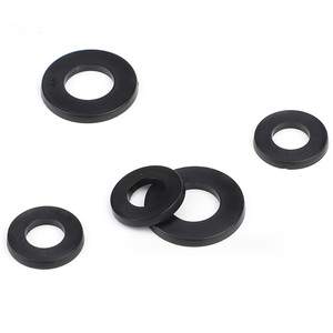 Arandela plana de nailon negro, arandela plana redonda de plástico, arandela de plástico negro M6, alta calidad, Blanco, Negro, 2 <span class=keywords><strong>Mm</strong></span>, 125 Din - Product Image 3