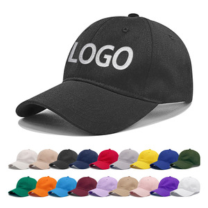 Adjustable Custom Color Floppy Brim Cotton Buckle Baseball Hat Silk Screen Printed DIY Embroidered Sporty Style Promotional