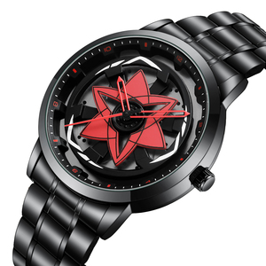 VA VA <span class=keywords><strong>VOOM</strong></span> LT07 Herrenuhr Kreative Spinning Racing Serie Uhr Edelstahl Sportliche Quarz-Bewegung Wasserdichte Uhr für Männer - Product Image 1
