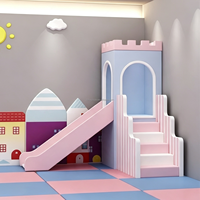 Equipo de Juegos Personalizado para Niños Pequeños, Casa de Juegos con Toboganes, Apto para Guarderías
