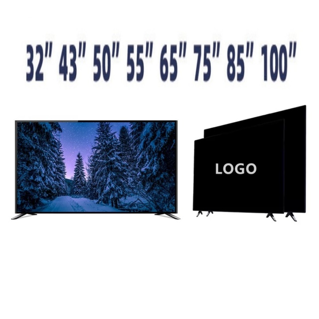 Manufacturer Smart TV Factory Price Cheap 26 32 40 43 50 55 Inch Customized Television Flat Screen LED Tv Smart Android WiFi