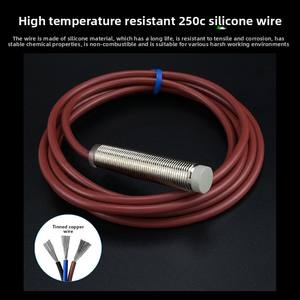 मशीन आंख DP-WLU018C m12 उच्च तापमान प्रतिरोधी 150 डिग्री इंडक्टिव निकटता सेंसर तीन-तार 24v सामान्य रूप से खुला npn - Product Image 5