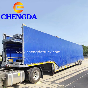 Nouveau 2 3 essieux double pont <span class=keywords><strong>porte</strong></span>-<span class=keywords><strong>voiture</strong></span> remorque 5 6 7 8 véhicule <span class=keywords><strong>porte</strong></span> semi-remorque camion remorque à vendre - Product Image 6