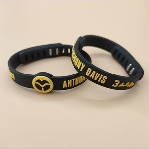 สร้อยข้อมือซิลิโคนปรับได้ FD Sports Team ลาย Lakers Nets Warriors Bucks 76 บาสเกตบอล สำหรับแฟนคลาสสิก ทุกเพศ - Product Image 6