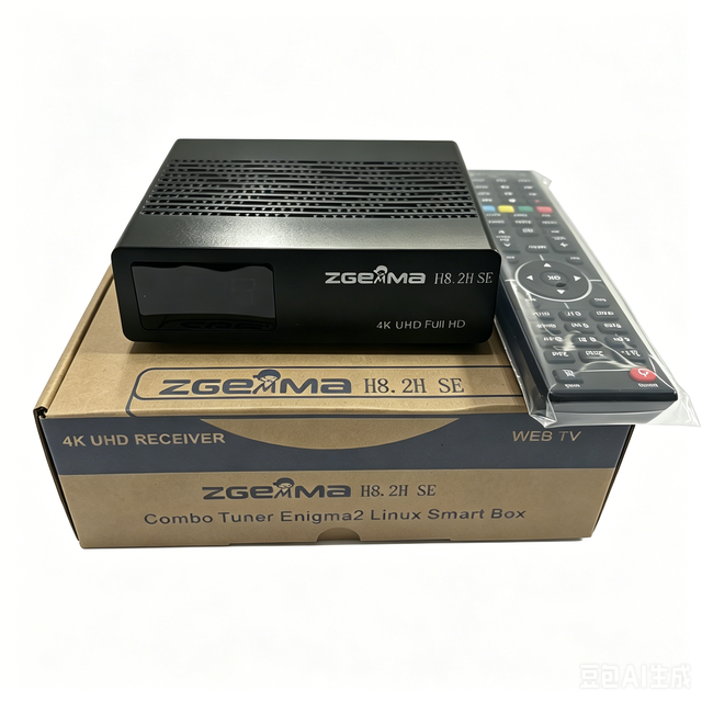 ZGEMMA H8.2H SE 4K UHD Enigma2 Linux Receiver DVB-S2 DVB-C T2 Combo Tuner Hi3798MV201 1GB DDR3 Smart TV Box With 2.4G WiFi