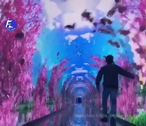 Écran LED souple HD flexible et léger, pliable et respectueux des yeux pour affichage mural incurvé et fenêtres intérieures - Product Image 2