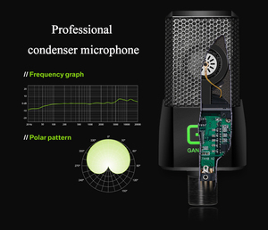 48v <span class=keywords><strong>studio</strong></span> di registrazione microfono a condensatore per on-line spettacolo dal vivo insegnamento video del computer gaming - Product Image 6