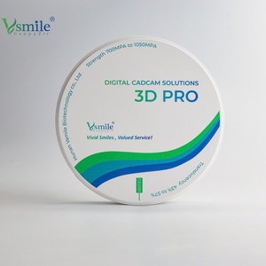 Blocco di Zirconia 3D PRO MULTILAYER ad Alta Traslucenza e Resistenza 10mm Certificato CE per Restauri di Precisione e Amann Girrbach - Product Image 1