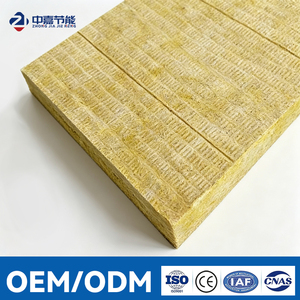 Panel Aislante de Lana de Roca Ecológico e Impermeable al Mejor Precio para Paredes Exteriores de Almacenes, Uso Industrial Ignífugo - Product Image 1
