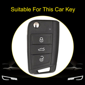 Innofit VOA1T1 Couverture de clé de voiture TPU Stock d'usine pour Volkswagen Lingdu Sagitar Tanying Skoda <span class=keywords><strong>Golf</strong></span> Touron Tuyue - Product Image 2