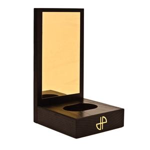 लकड़ी इत्र काउंटर शीर्ष प्रदर्शन खड़ा लक्जरी विज्ञापन रंगा हुआ दर्पण पर्सनल केयर उत्पाद परीक्षक इत्र ब्रांड बोतल रैक - Product Image 6