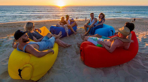 Sillones Inflables Modernos, Sofás Plegables de PVC Ecológico, <span class=keywords><strong>Muebles</strong></span> Multifuncionales para Exteriores, Playa, Picnic, Festivales de Música - Product Image 4