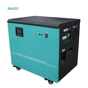 เครื่องกำเนิดไฟฟ้าพลังงานแสงอาทิตย์แบบพกพา ออลอินวัน 48V ความถี่ต่ำ พร้อมตัวควบคุม MPPT ในตัว แบตเตอรี่ลิเธียม 200AH - Product Image 2