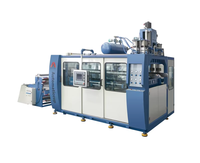 HSC-680A à grande vitesse automatique PET plastique gelée pouding verre tasse thermoformage faisant la Machine pour PP PS PVC