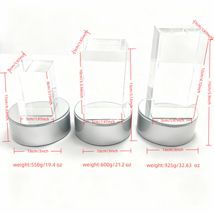 ผู้ผลิตคริสตัลทรงลูกบาศก์ K9 คริสตัลเปล่าสำหรับสลัก  ตัวหนีบกระดาษคริสตัลทรงลูกบาศก์สำหรับงานฝีมือและของที่ระลึก - Product Image 2