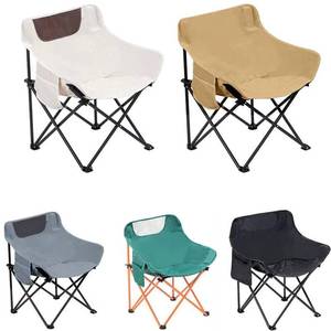 Portable Outdoor Folding Chair Travel Modern Design Moon Beach Chairs Waterproof Feature for Camping and Fishing - Product Image 6