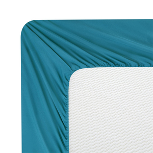 Hiện đại rắn màu bedding Sheet Set với 1 flat & 1 được trang bị <span class=keywords><strong>Comforter</strong></span> Bộ giường sang trọng xấu Tấm Cotton bedding Set - Product Image 5