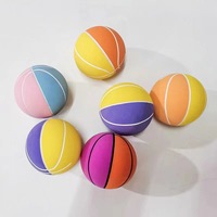 Ballon rebondissant de 6 cm, jouet anti-stress, jouet sensoriel pour enfants, ballon de basket en caoutchouc haute élasticité, ballon rebondissant pour l'extérieur
