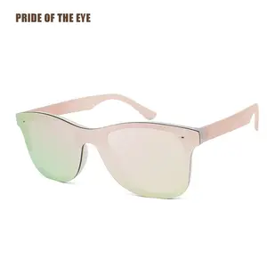 Personality frameless mirror sunglasses color bright UV protection men and women hot summer